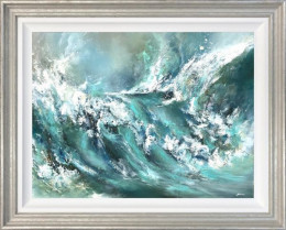 The Perfect Storm - Original - Silver Framed