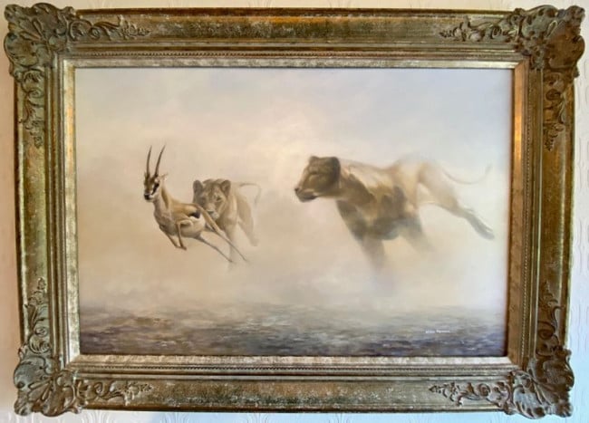 The Power And The Grace - Original - Ornate Framed The Power And The Grace - Original - Ornate Framed
