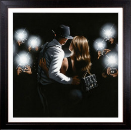 The Power Couple - Canvas - Artist Proof Black Framed
