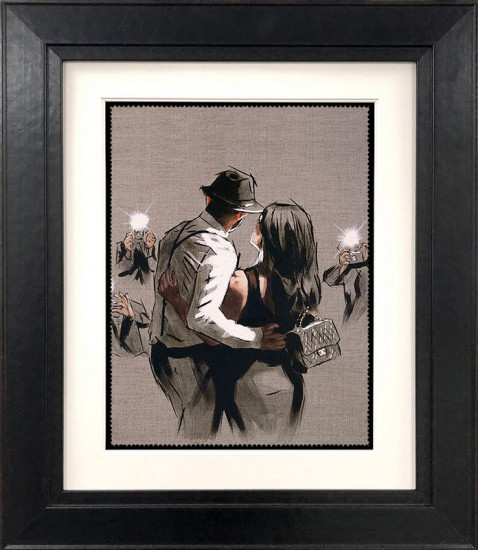 The Power Couple - Sketch - Black Framed