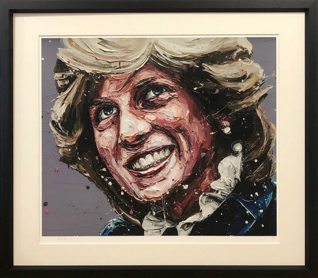 The Queen Of Hearts - Black Framed