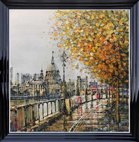 The Queens Walk - Limited Edition - Black Framed