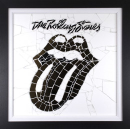 The Rolling Stones, Hot Lips - Original - Black Framed