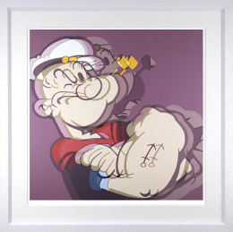 The Sailor Man - White Framed