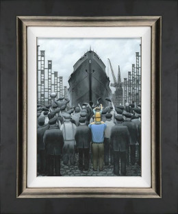 The Ship That Dad Built - Canvas - Framed