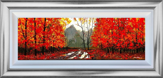 The Silence Grows - Original - Silver Framed The Silence Grows - Original - Silver Framed