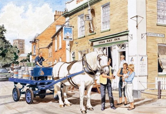 The Sole Bay Inn, Southwold - Sam, The Adnams Dray Horse