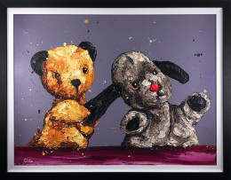 The Sooty Show - Canvas - Artist Proof Black Framed - Framed Box Canvas