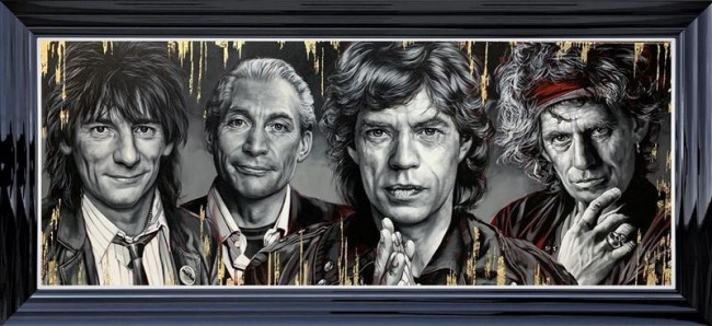 The Stones - Limited Edition - Black Framed