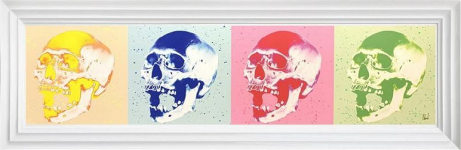 The Vivid Four - Limited Edition - White Framed