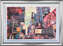 Theatre District - Original - Silver Framed