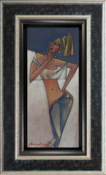 Thinking Of You - Original - Black Framed