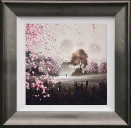 Through Blossom Fields I - Framed