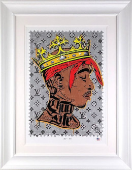 Thug Life - Tupac - White Framed