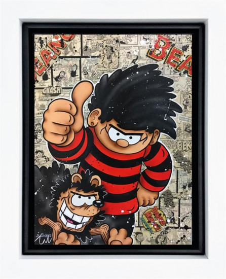Thumbs Up - Original - White Framed Thumbs Up - Original - White Framed