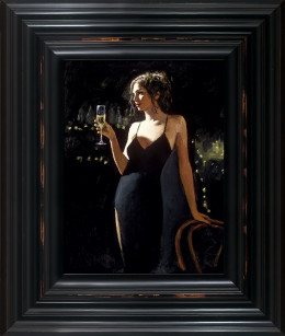 Tiffany With Champagne - Framed