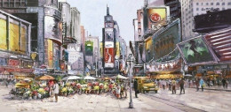 Times Square In Bloom - Box Canvas