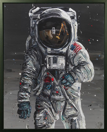 To The Moon - Canvas - Artist Proof Black Framed