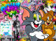 Tom And Jerry - On Board - Black Framed