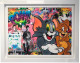 Tom And Jerry - On Board - White Framed