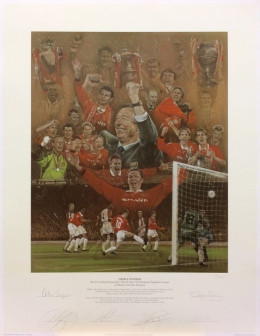 Treble Winners - Framed