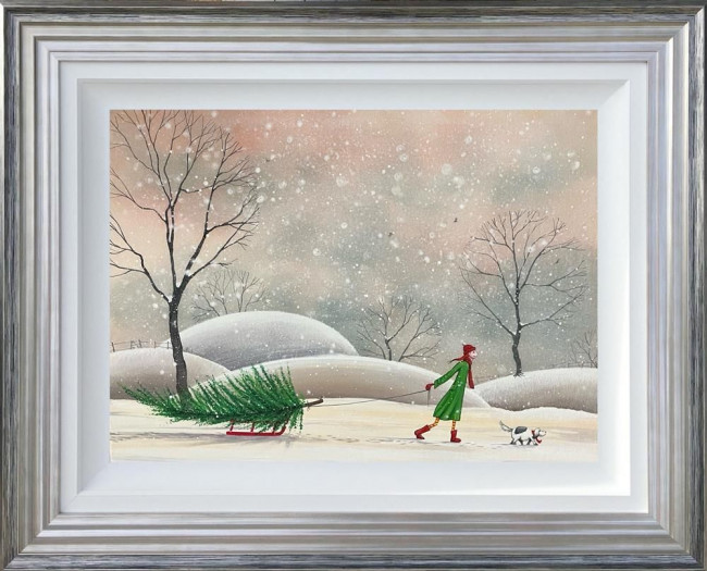 Tree Shopping - Original - Silver Framed