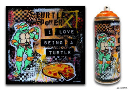 Turtle Power - Original - Black Framed