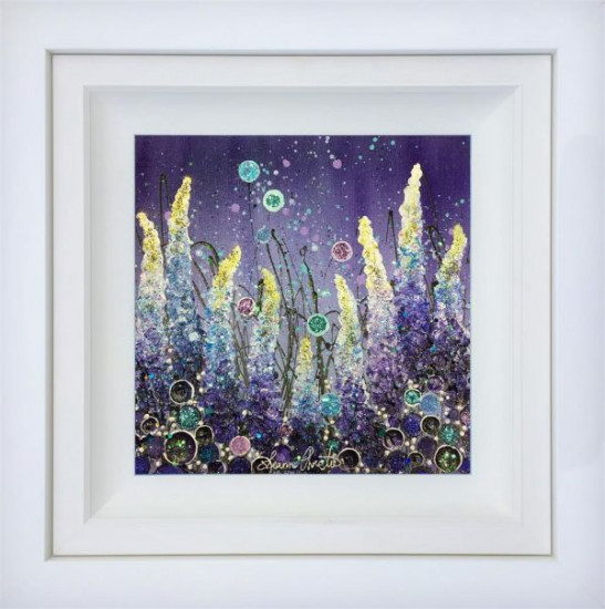 Twilight Shimmer - Original - White Framed Twilight Shimmer - Original - White Framed