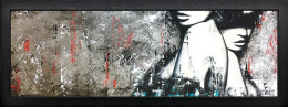 Twins II - Original - Black Framed