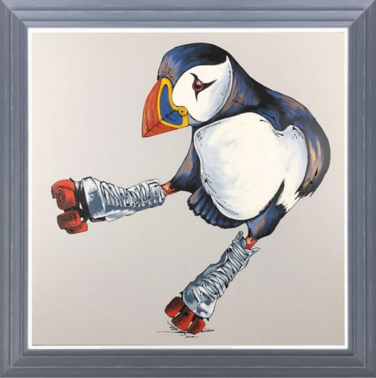 Two Left Feet - Original - Dark Grey Framed