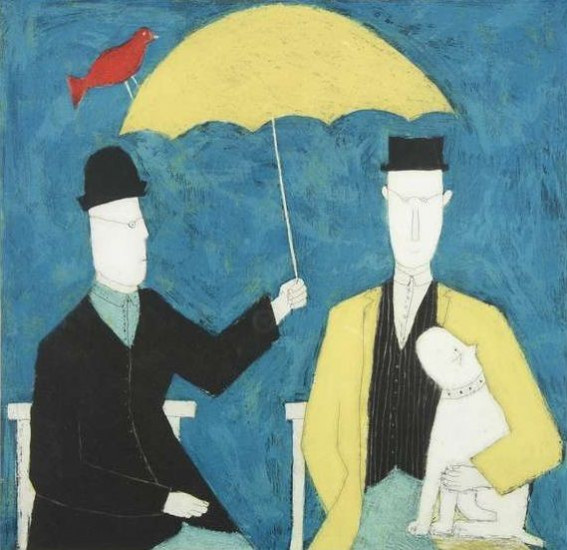 Under The Umbrella - Blue