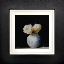 Vase Of Two - Original - Black Framed