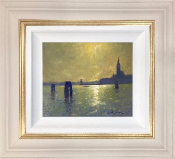 Venice Glow - Original - Cream Framed Venice Glow - Original - Cream Framed