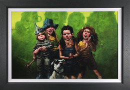 We're Off To See The Wizard (Wizard of Oz) - Canvas - Framed