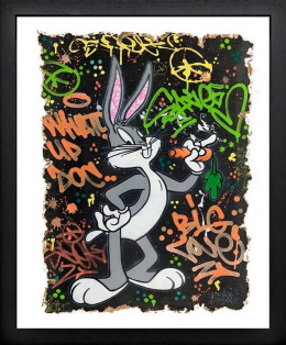 Whats Up Doc? - Original - Black Framed