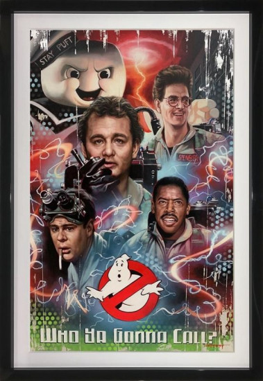 Who Ya Gonna Call? - Original - Black Framed