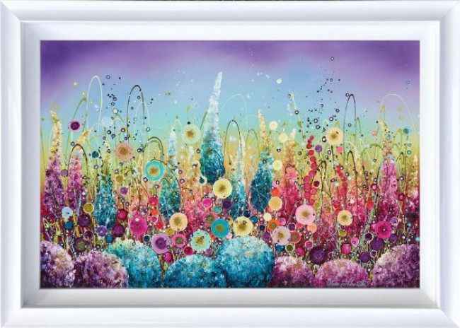 Wild Rainbow - White Framed