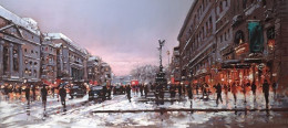 Winter In The City - London - Framed