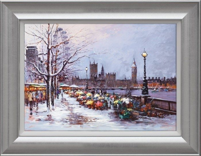 Winter In Westminster - Framed