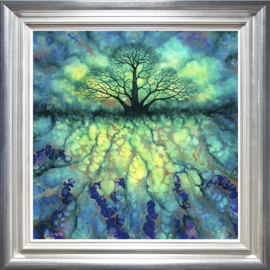 Winters Eden - Silver-Blue Framed Winters Eden - Silver-Blue Framed