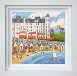 Wish Ewe Were 'Ere - Torquay - 3D High Gloss - White Framed