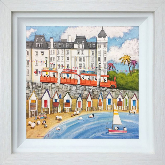 Wish Ewe Were 'Ere - Torquay - 3D High Gloss - White Framed