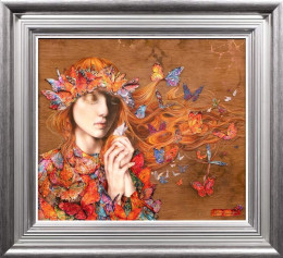 Wish Upon A Paper Butterfly - Silver Framed