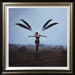 With Brave Wings She Flies - Deluxe - Framed