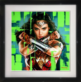 Wonder Woman - Original - Black Framed