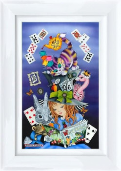 Wonderland - Limited Edition - White Framed