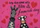 Zebra And Cow - Print