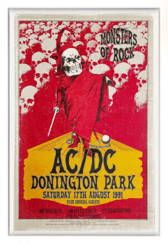 AC/DC - Donington Park, August 1991 - Original - Framed
