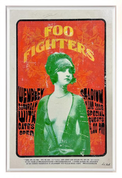 Foo Fighters - Wembley Stadium, June 2008 - Original - Framed