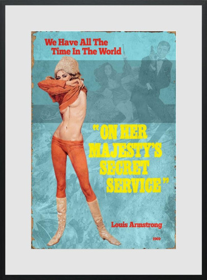 1969 - On Her Majesty's Secret Service - Framed